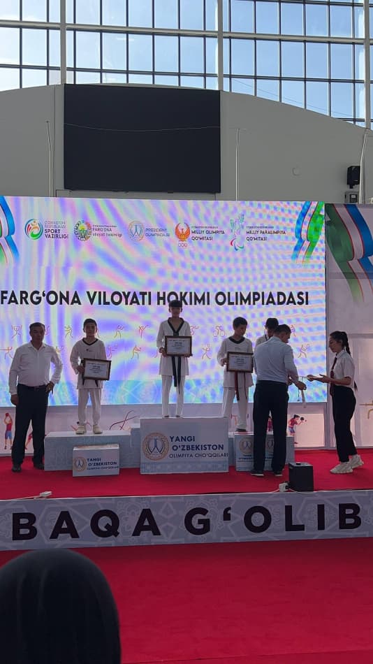 A student from Fergana district wins a prize place at the “Hokim Olympiad”