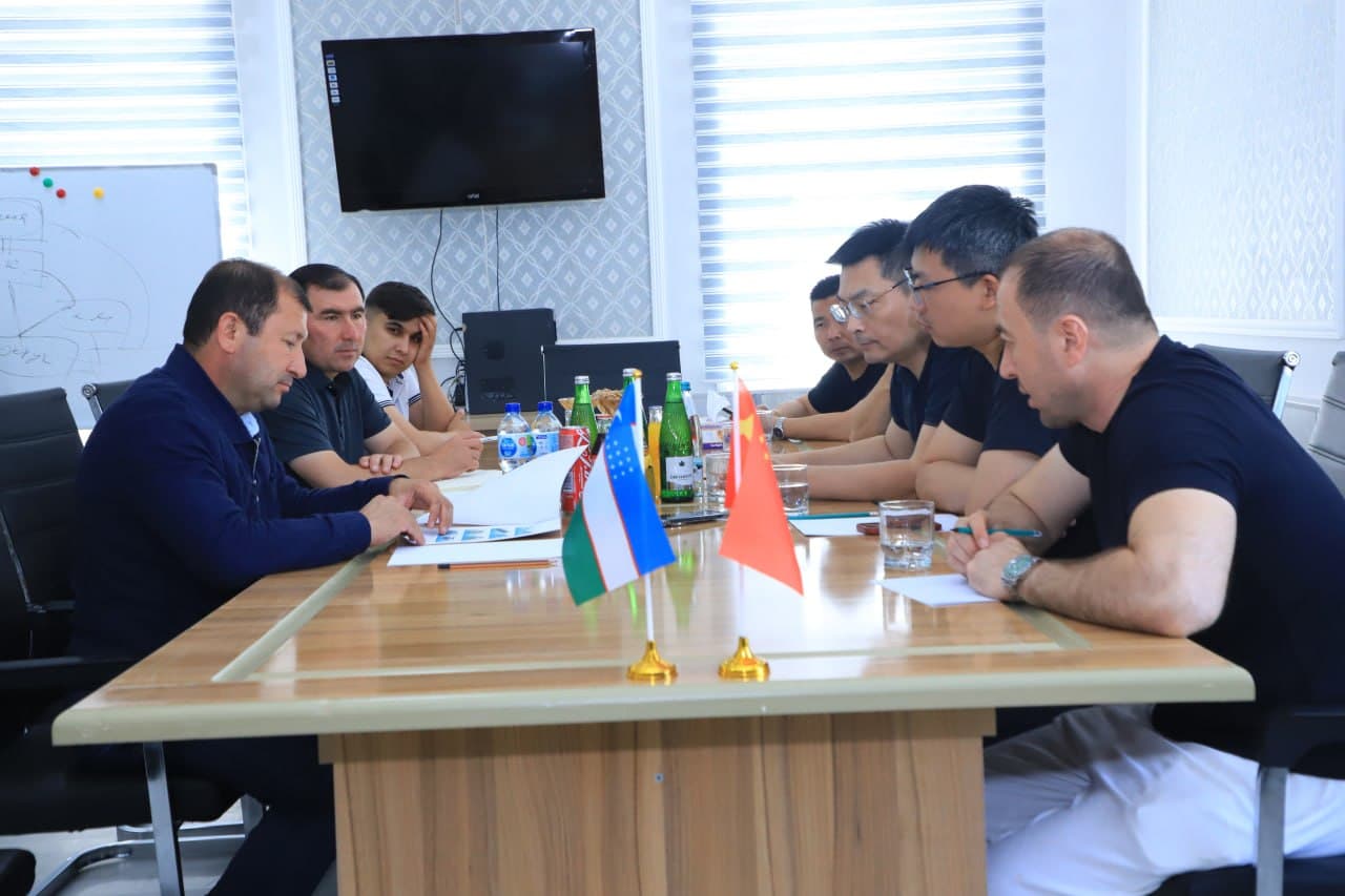 A promising project was discussed with Chinese investors