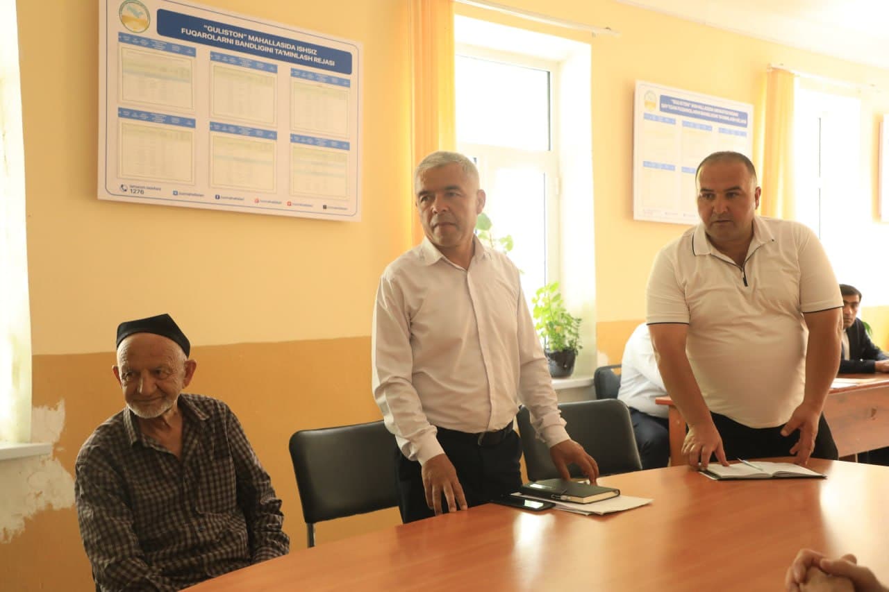 Activities of the “mahalla seven” and future plans were discussed