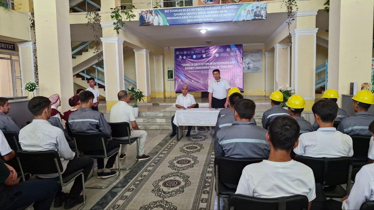 “Builders of New Uzbekistan” Skills Competition Held