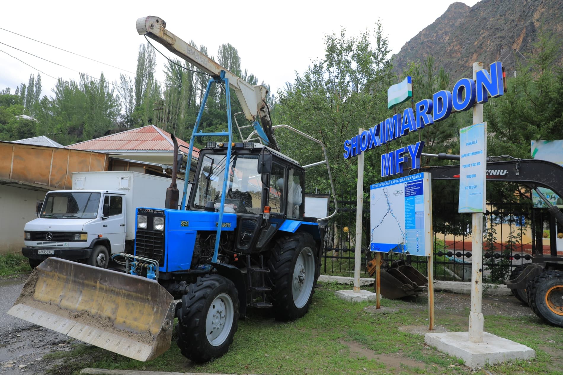 Large-Scale Power Supply Improvement Works Continue in Shohimardon