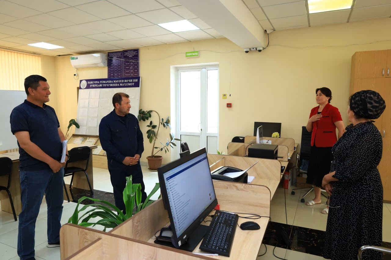 Governor of Fergana District Reviewed Employment and Poverty Reduction Initiatives