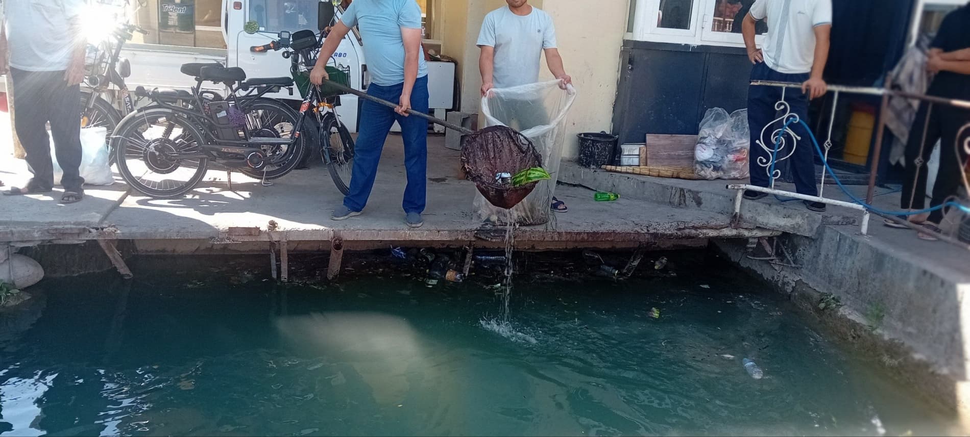 Waste Cleared from Chimyon Stream Following Citizens' Appeal