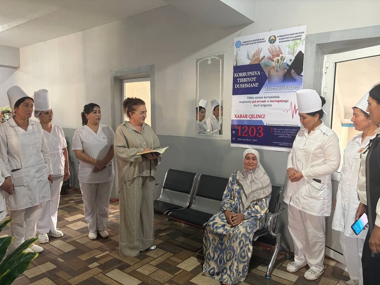 An “Open Doors Day” on “Healthcare – A Corruption-Free Sector” Was Held in Fergana District