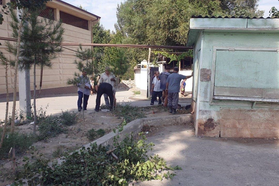 Large-Scale Community Clean-Up and Beautification Efforts Continue in Fergana District