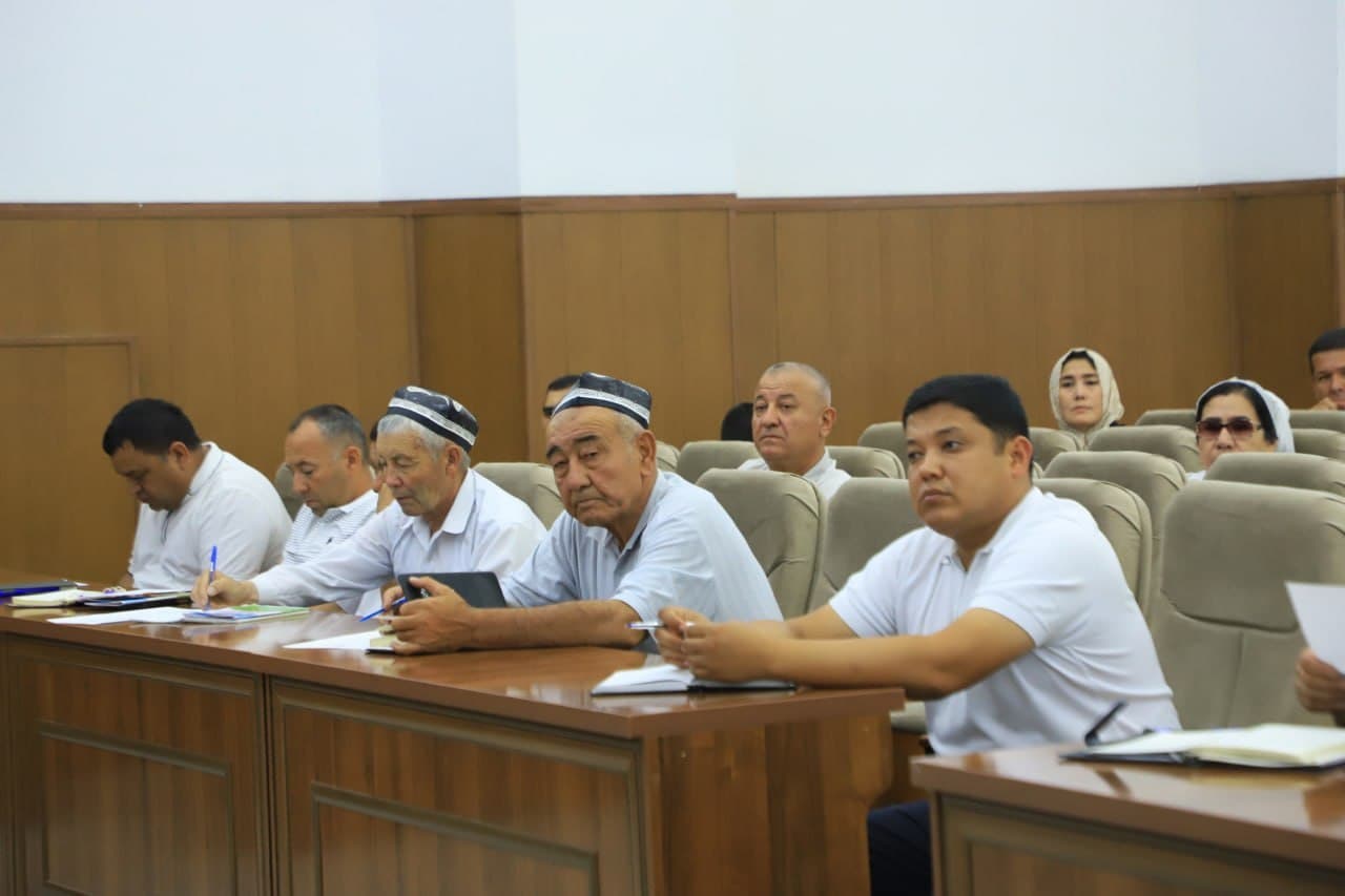 The 26th Session of the Fergana District Council of People's Deputies Was Held