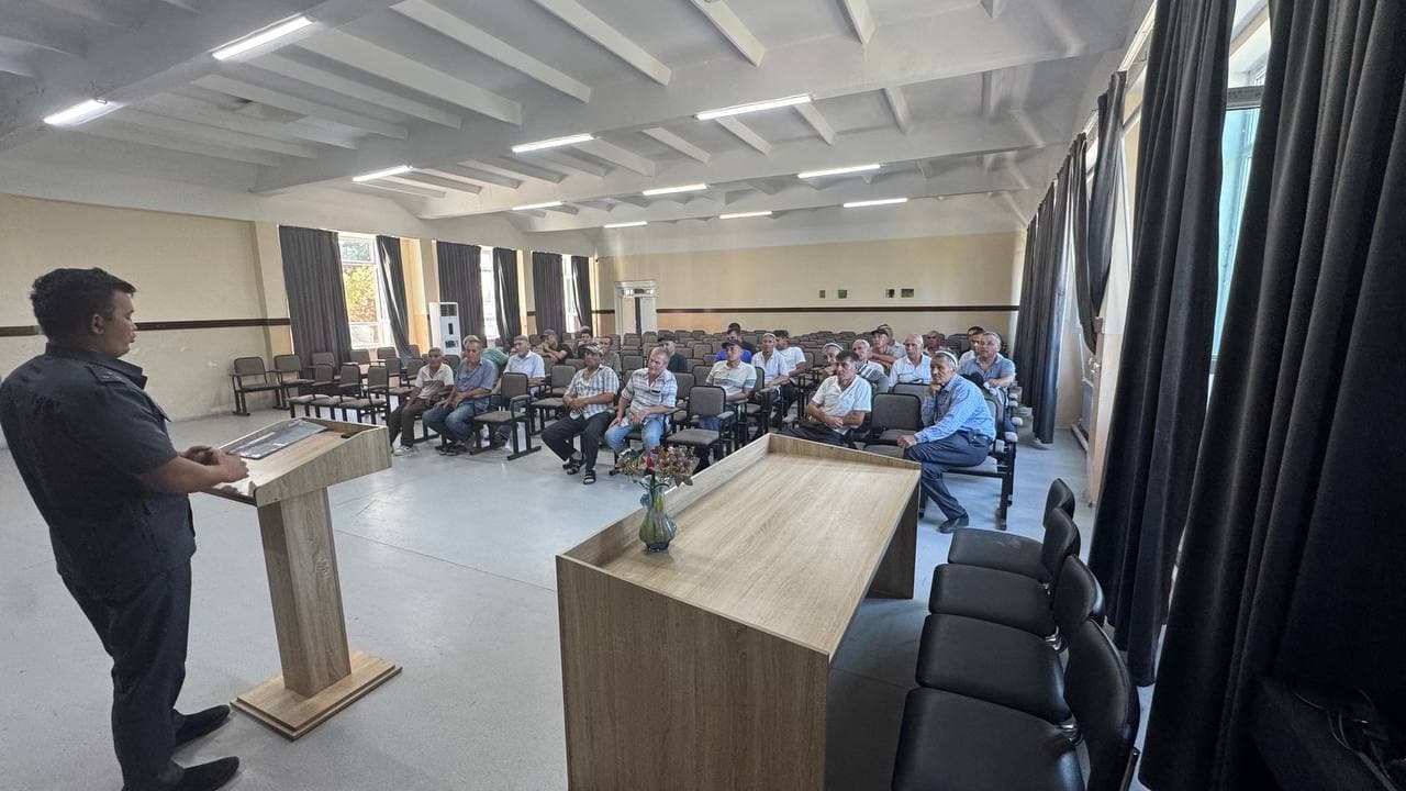 Security Personnel Receive Refresher Training as Part of the “Safe and Healthy Country” Month