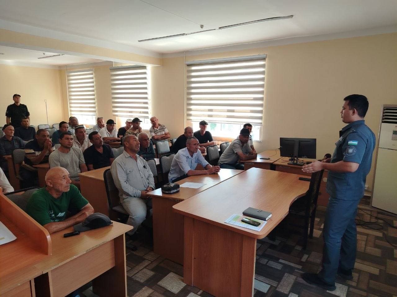 Security Personnel Receive Refresher Training as Part of the “Safe and Healthy Country” Month