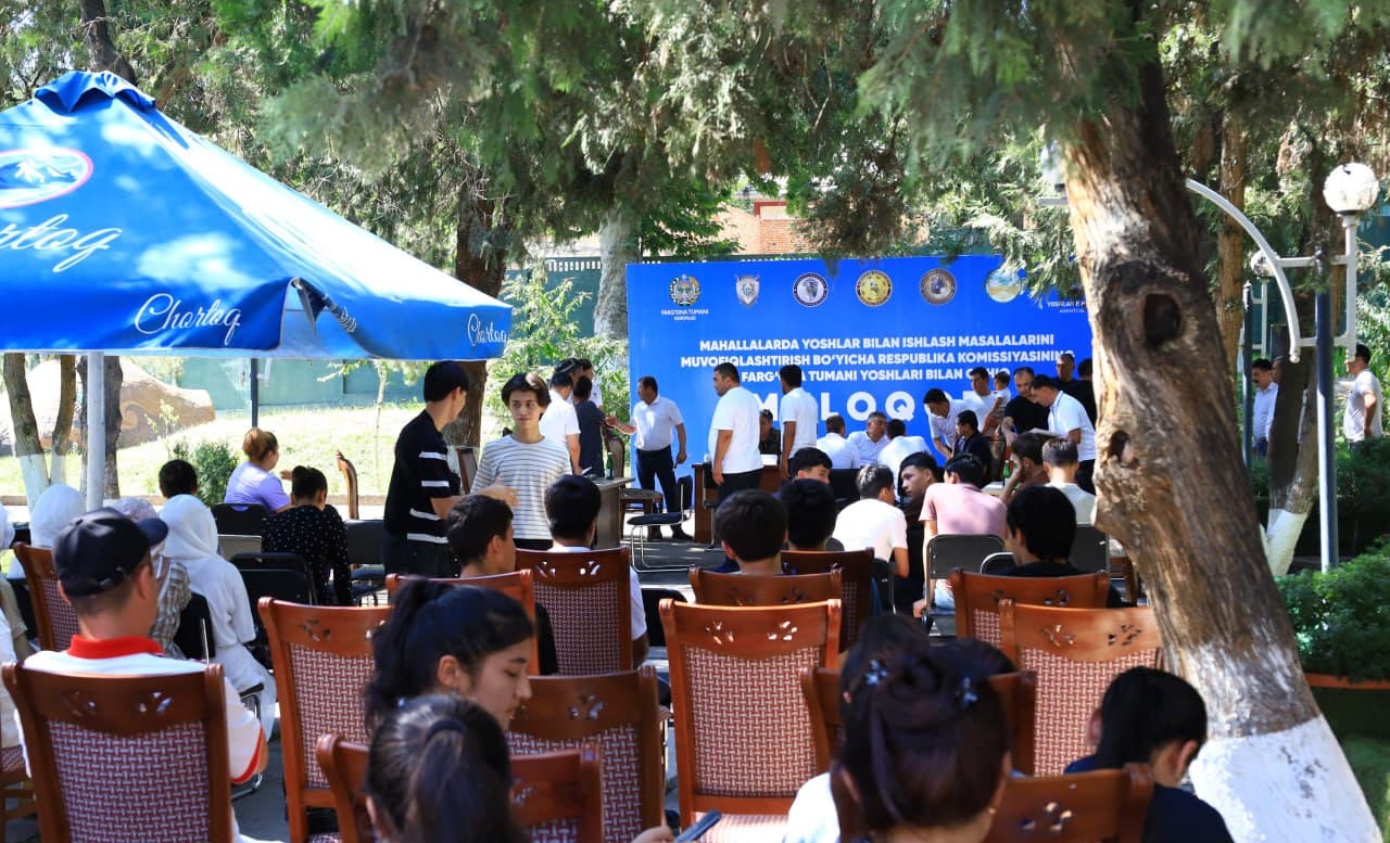 Mobile Reception and Open Dialogue with Youth Held in Fergana District