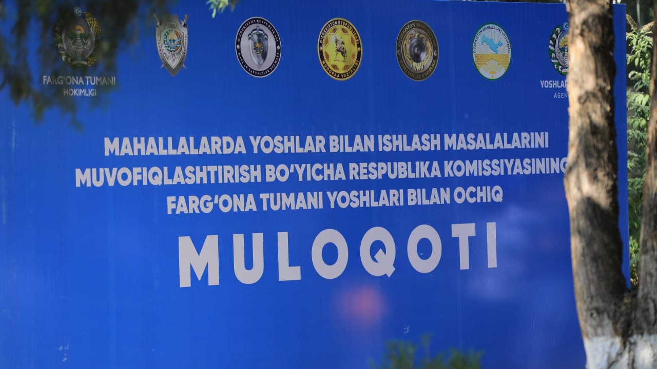 Mobile Reception and Open Dialogue with Youth Held in Fergana District