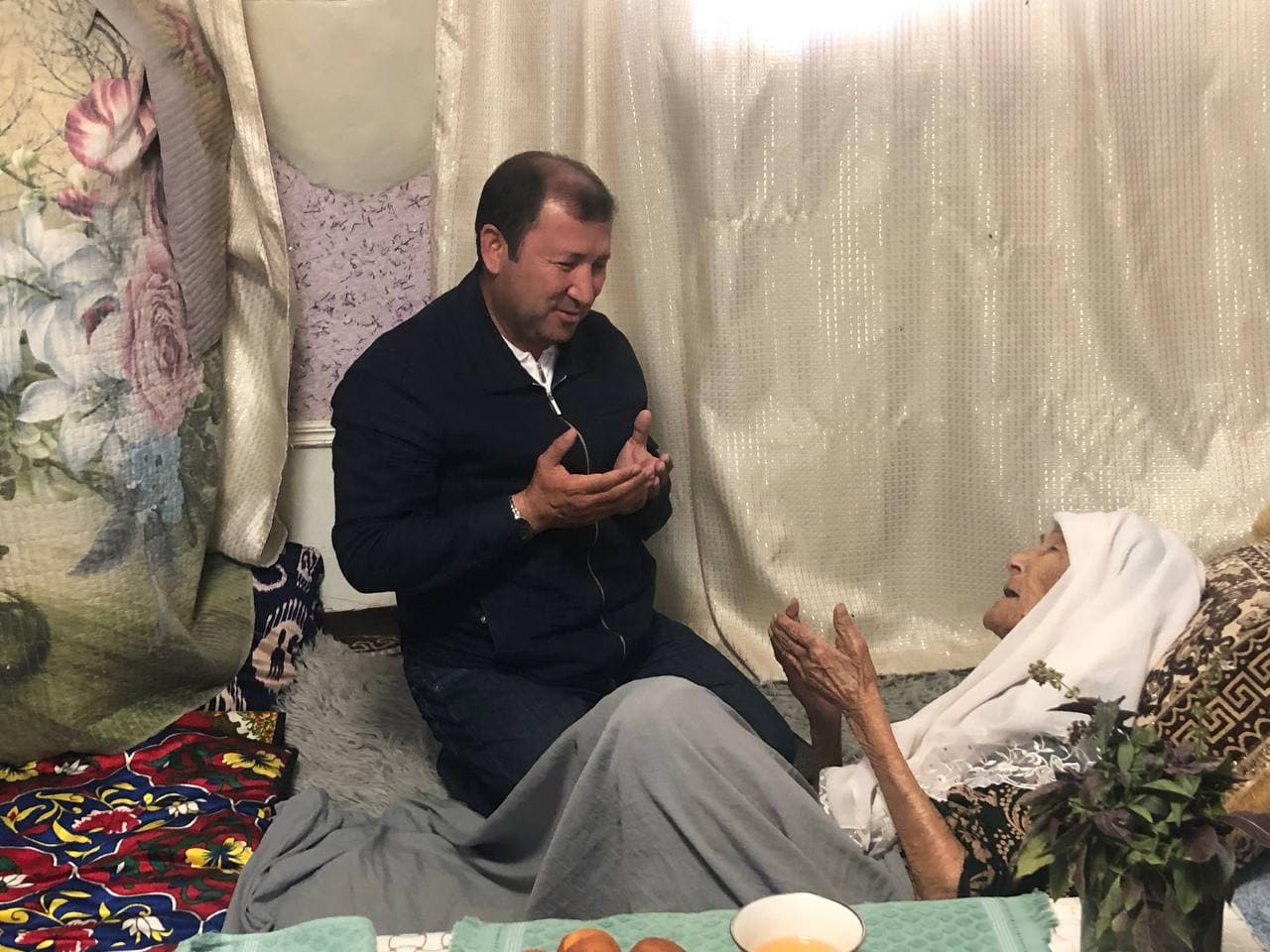 Beautification Works Reviewed and Elderly Resident Visited in Dilkusho Mahalla