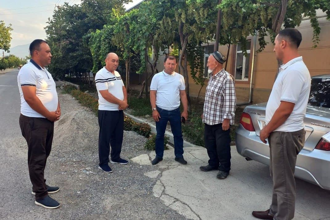 Field Study Conducted and Elderly Resident Visited in Tinchlik Mahalla