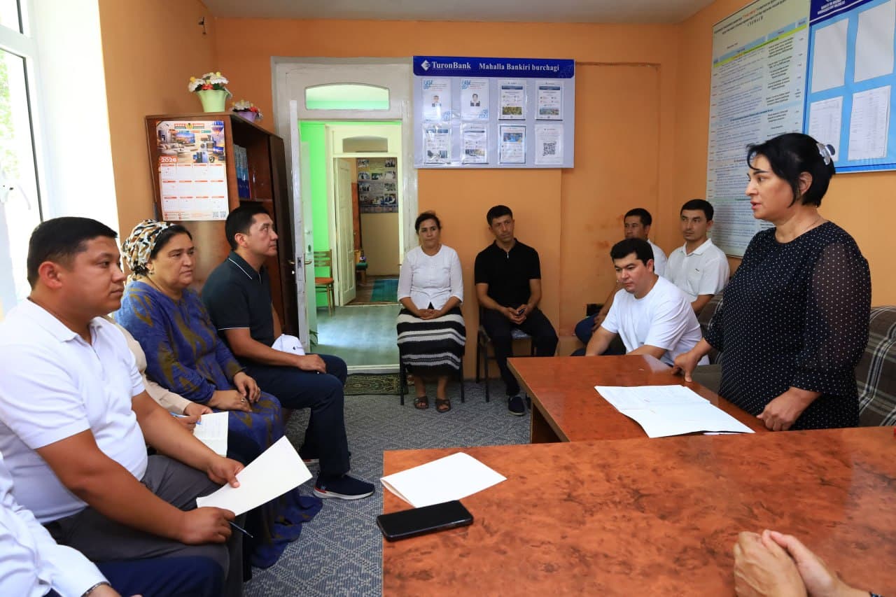 Activities of the Mahalla Seven Reviewed in Hosilot Mahalla