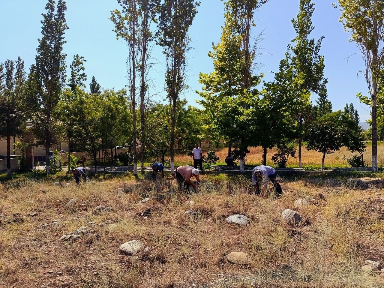 Community Clean-Up Held at “Chilgaz Ota” Cemetery