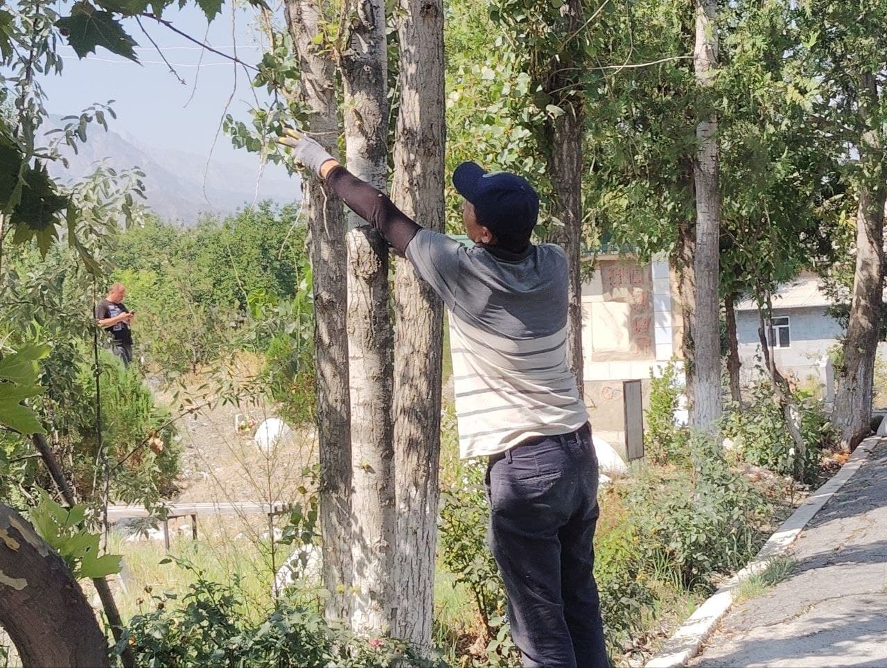 Community Clean-Up Held at “Chilgaz Ota” Cemetery