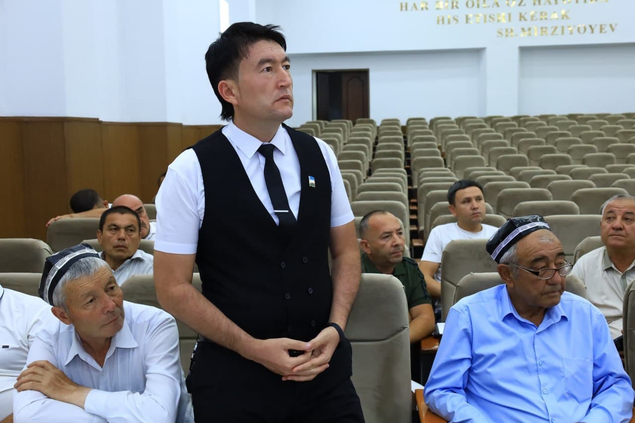 The 27th Session of the Fergana District Council of People's Deputies Was Held