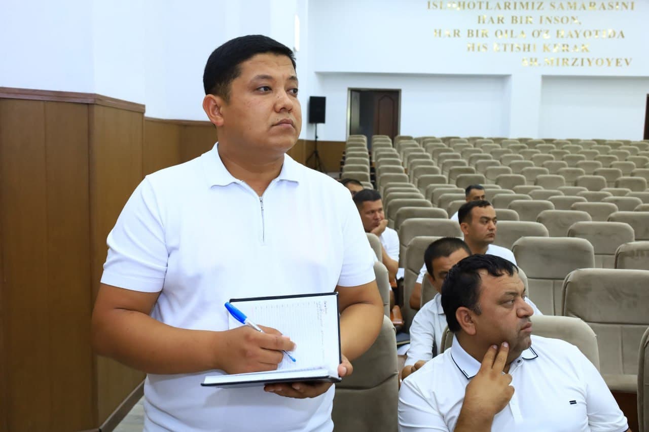 The 27th Session of the Fergana District Council of People's Deputies Was Held