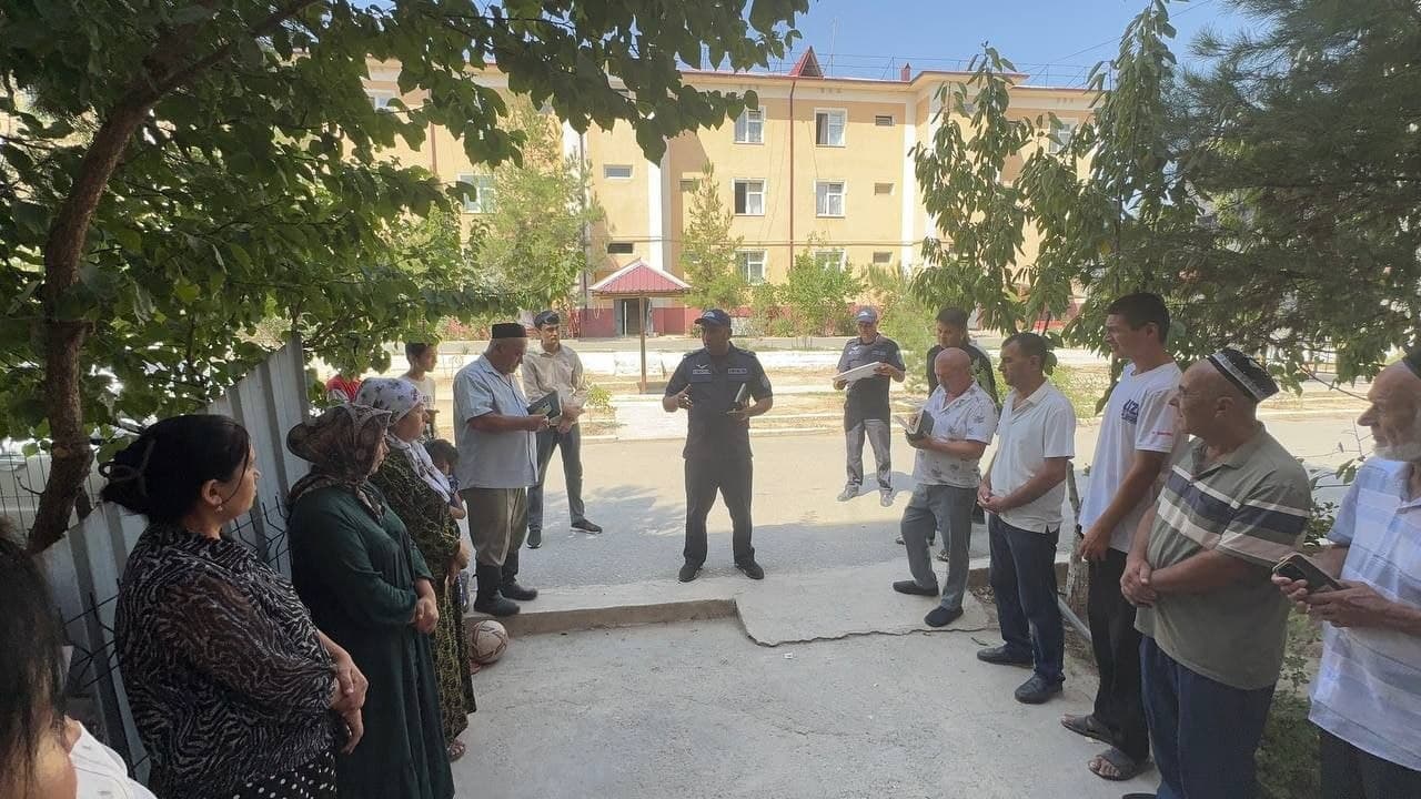 Fire Safety Training Seminar Held in the “Yangi Asr” Mahalla
