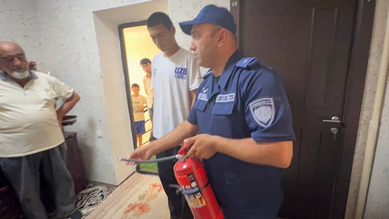 Fire Safety Training Seminar Held in the “Yangi Asr” Mahalla