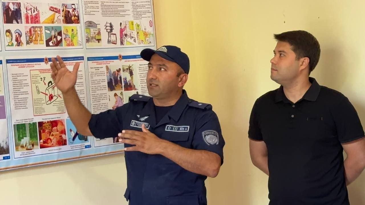 Fire Safety Training Seminar Held in the “Yangi Asr” Mahalla