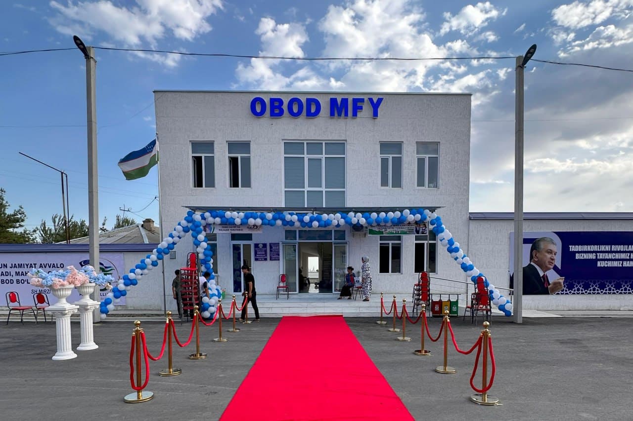 “Обод” маҳалласида янги бино фойдаланишга топширилди