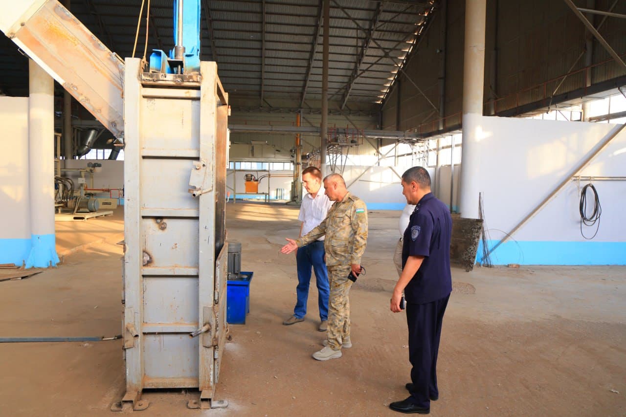 Cotton Collection Point and Production Cluster Inspected