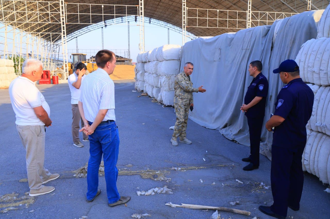 Cotton Collection Point and Production Cluster Inspected