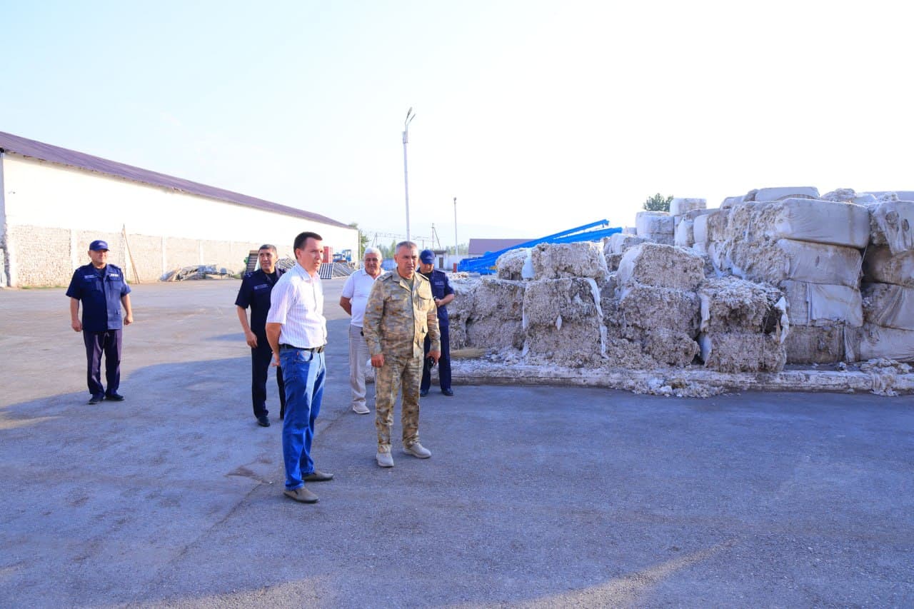 Cotton Collection Point and Production Cluster Inspected