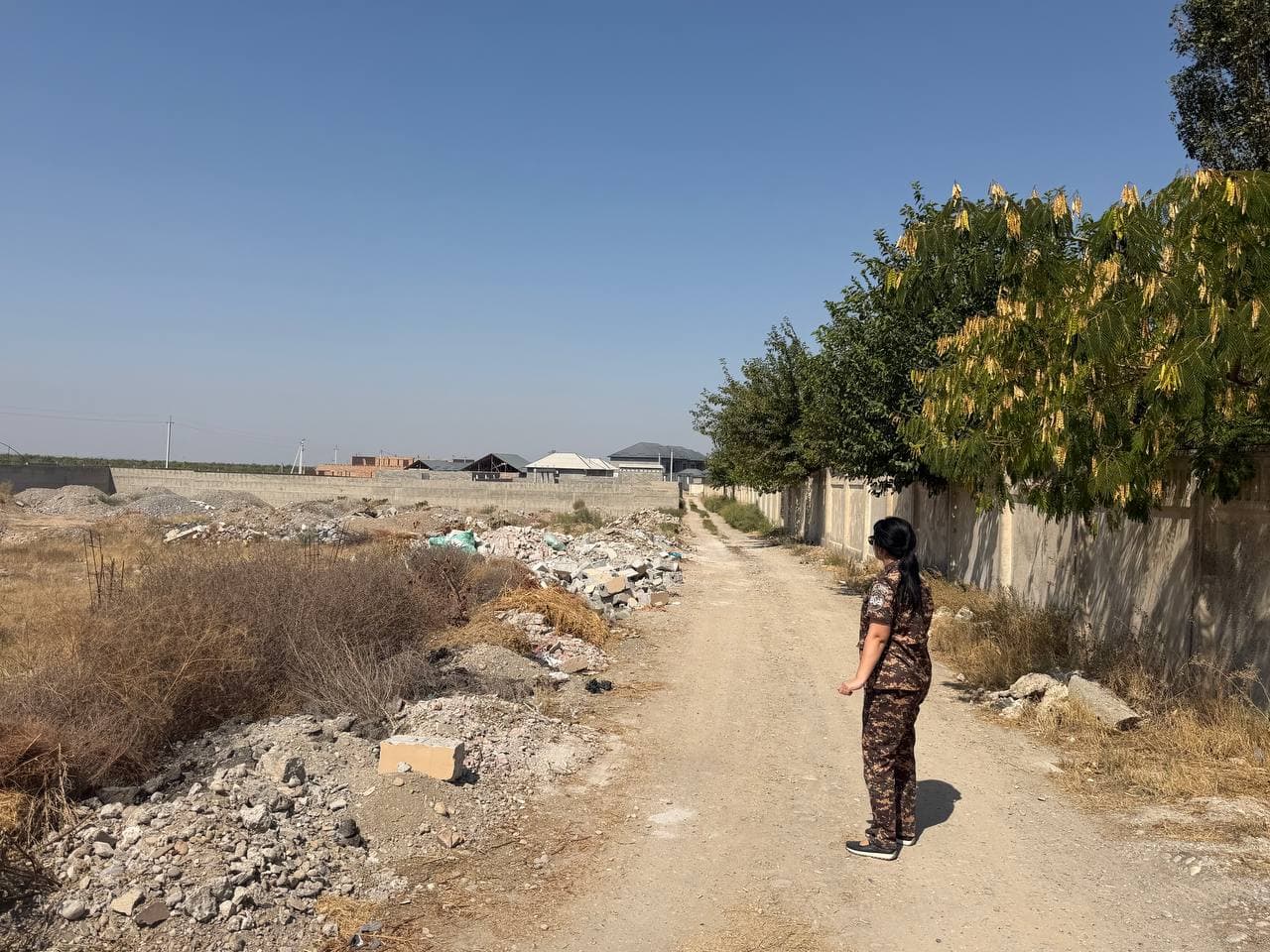 Illegal Dump Identified Through UzKOSMOS Eliminated in Fergana District