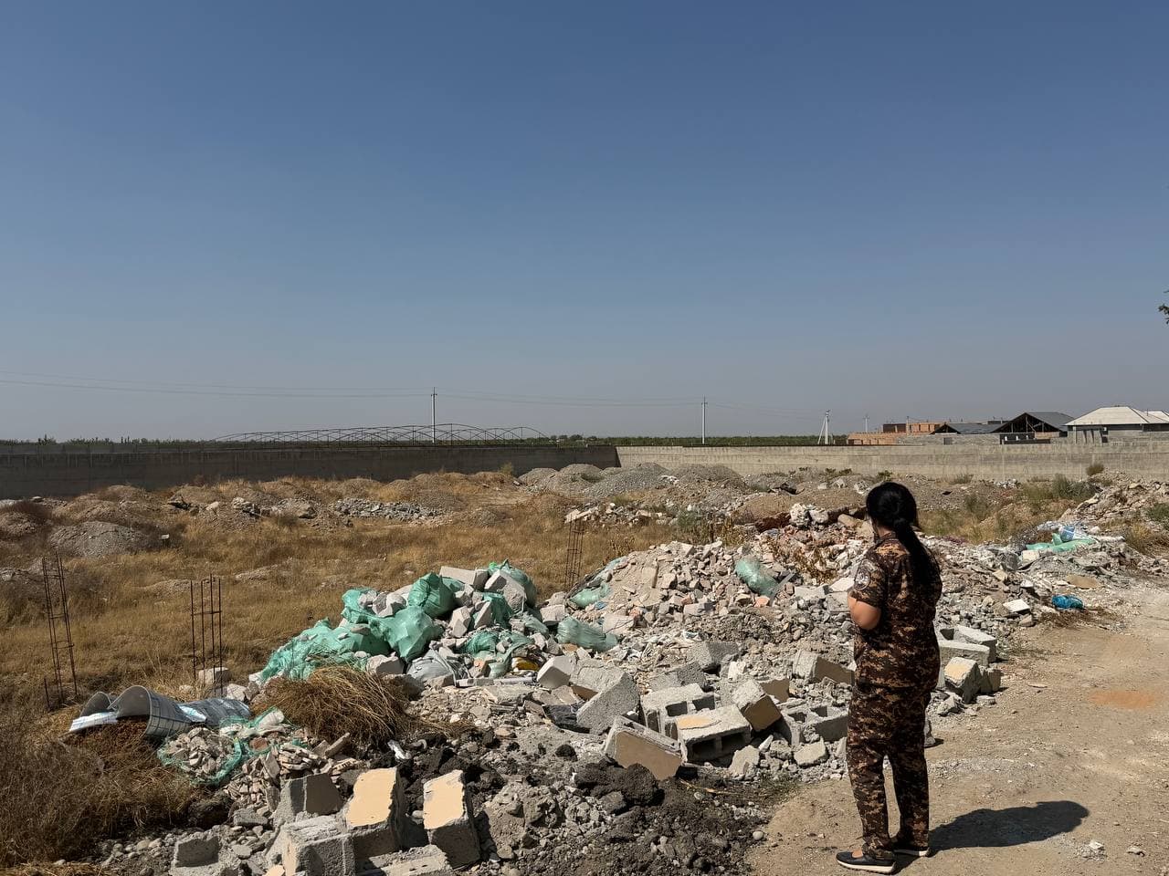 Illegal Dump Identified Through UzKOSMOS Eliminated in Fergana District