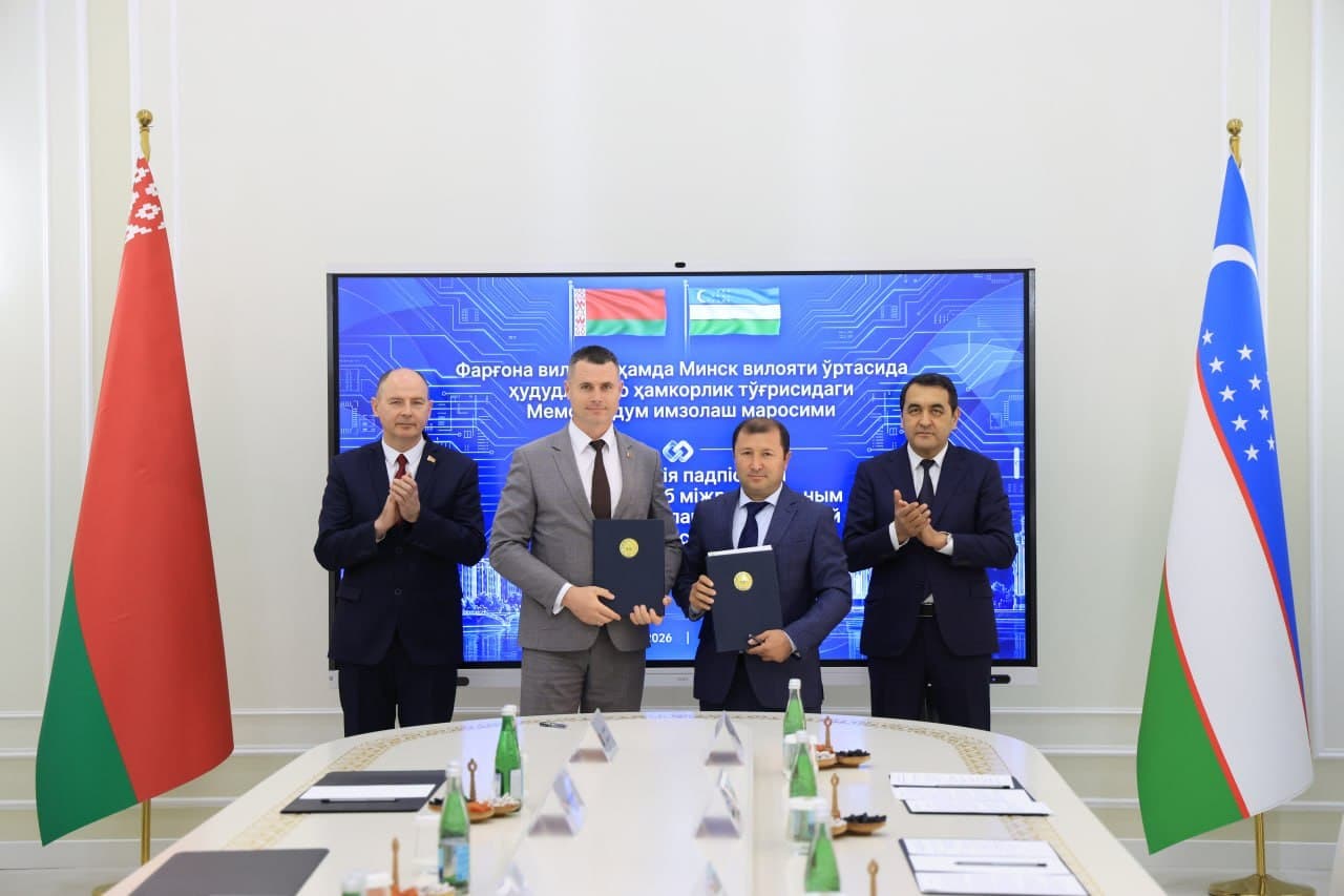 Cooperation Between Fergana and Minsk Regions Enters a New Stage