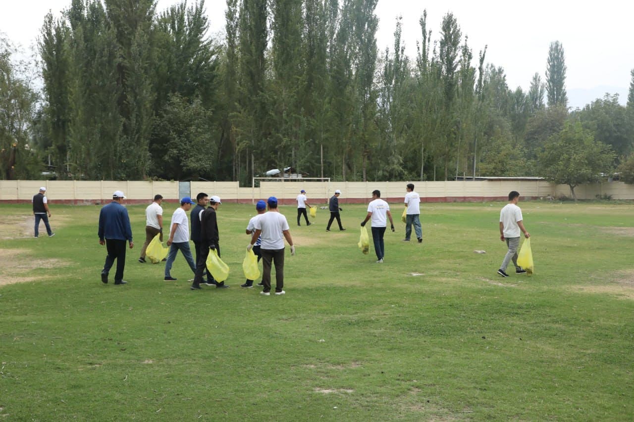 “Obod” Mahalla Territory Cleaned of Waste