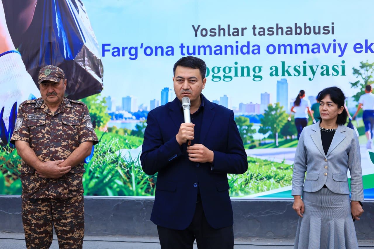 Eco-Plogging Campaign Held in Fergana District