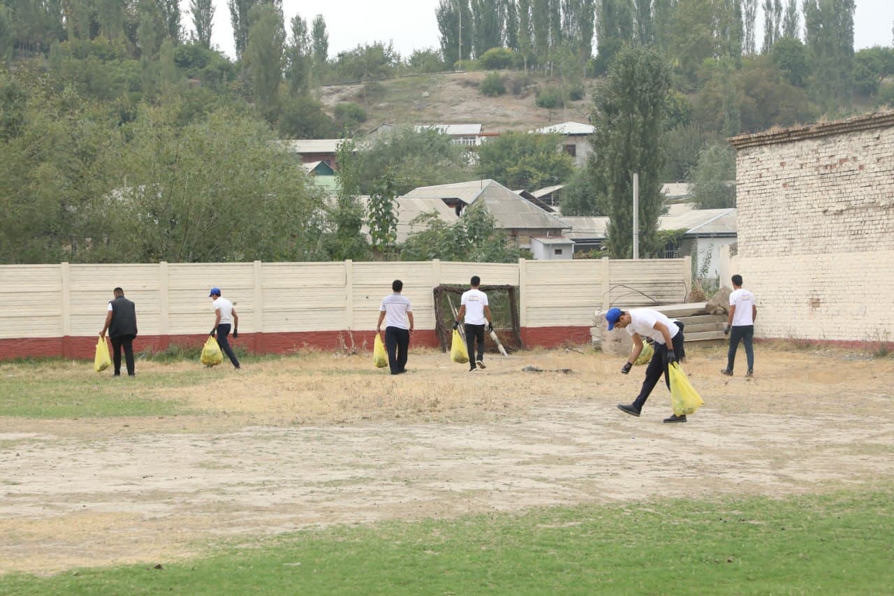 “Obod” Mahalla Territory Cleaned of Waste