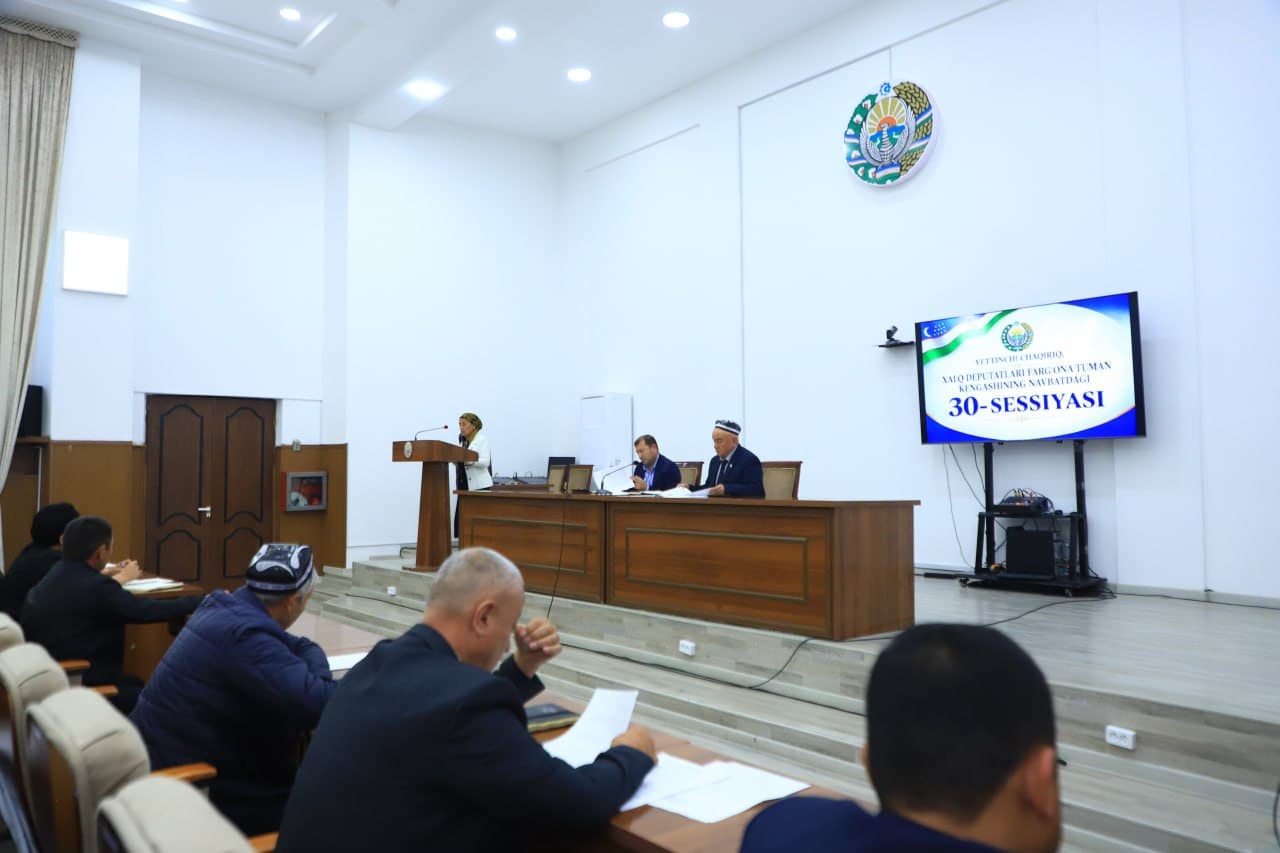 The 30th session of the Fergana District Council was held