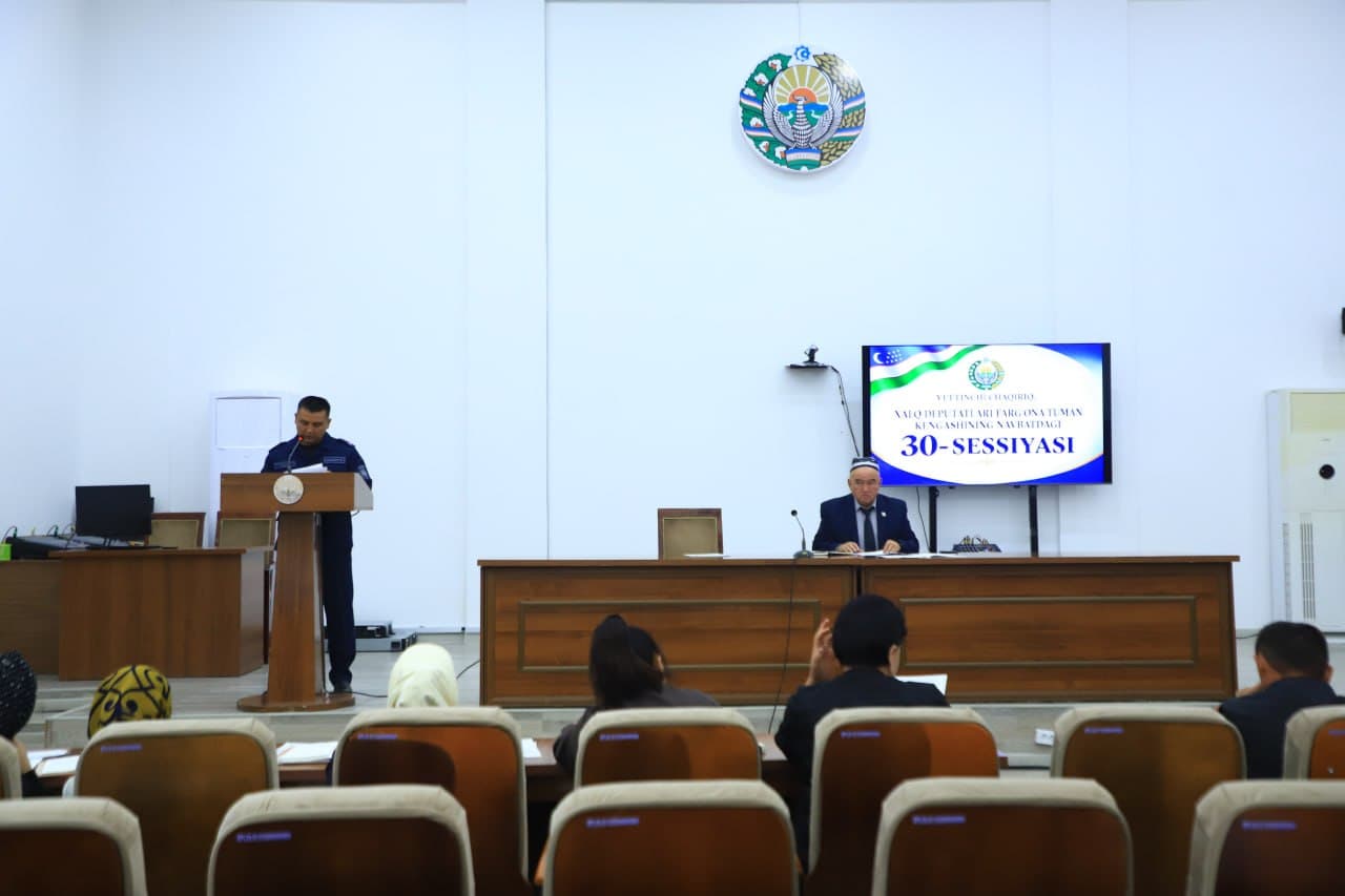 The 30th session of the Fergana District Council was held