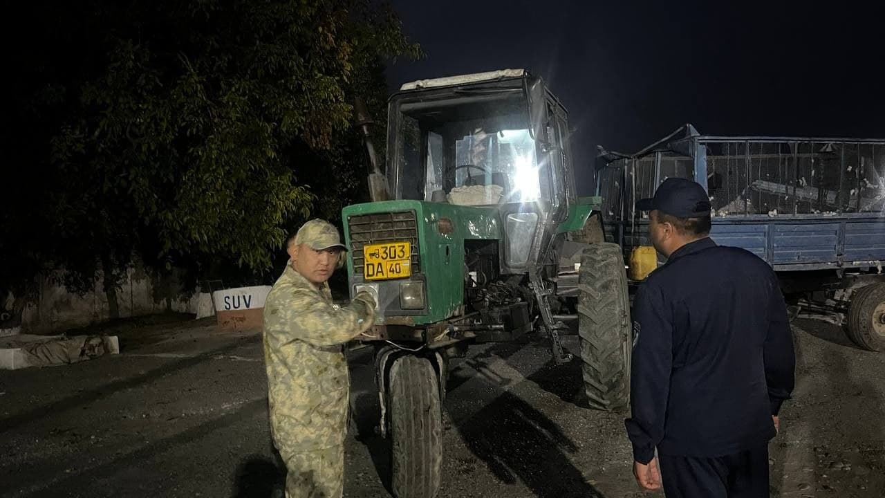 Nighttime Inspection Conducted at Cotton Reception Points