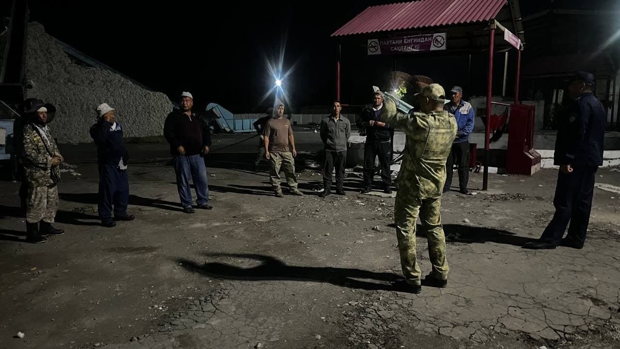 Nighttime Inspection Conducted at Cotton Reception Points