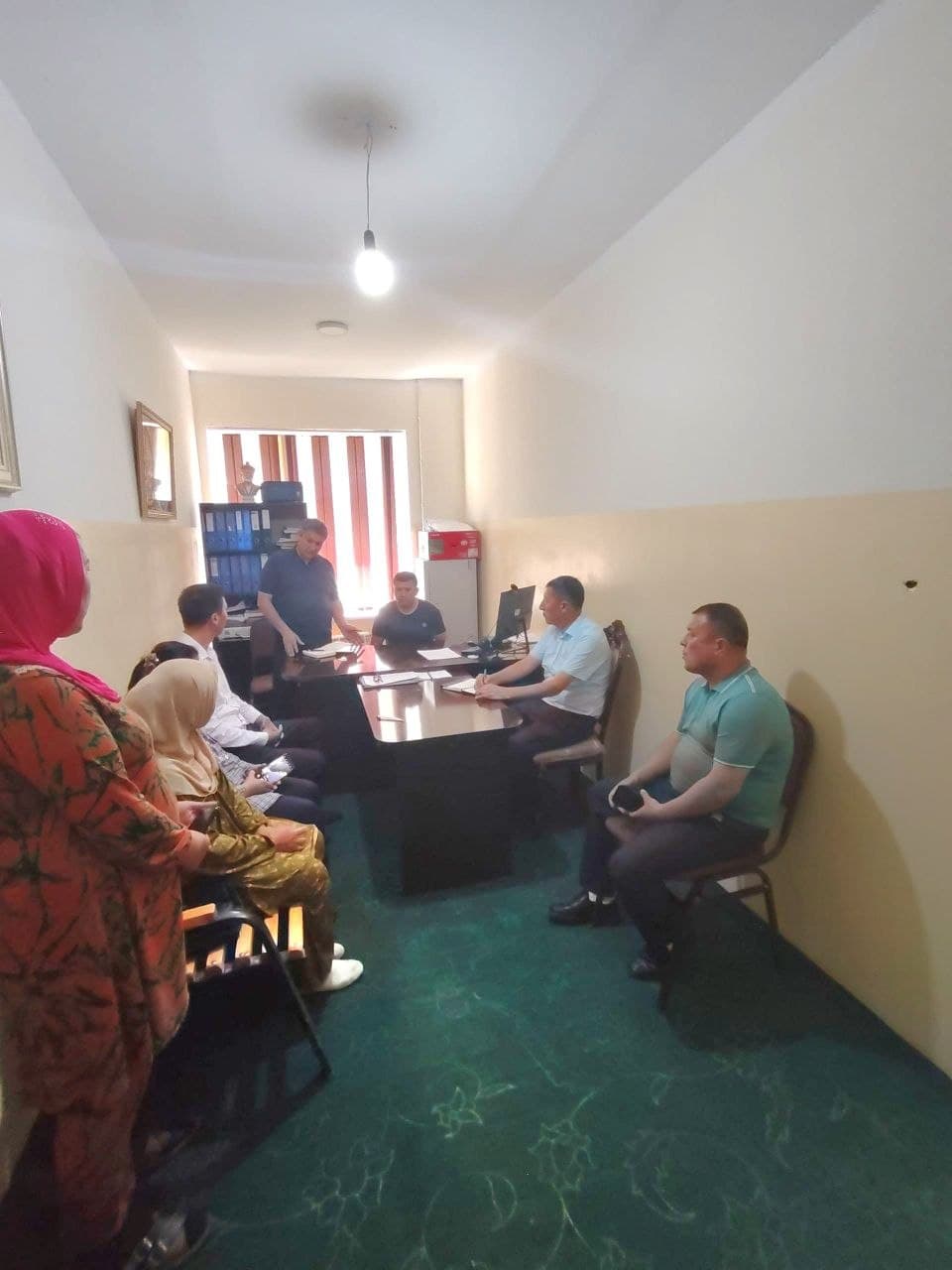 A preparatory meeting was held at the "Yangiarab" MFY in Oltiariq