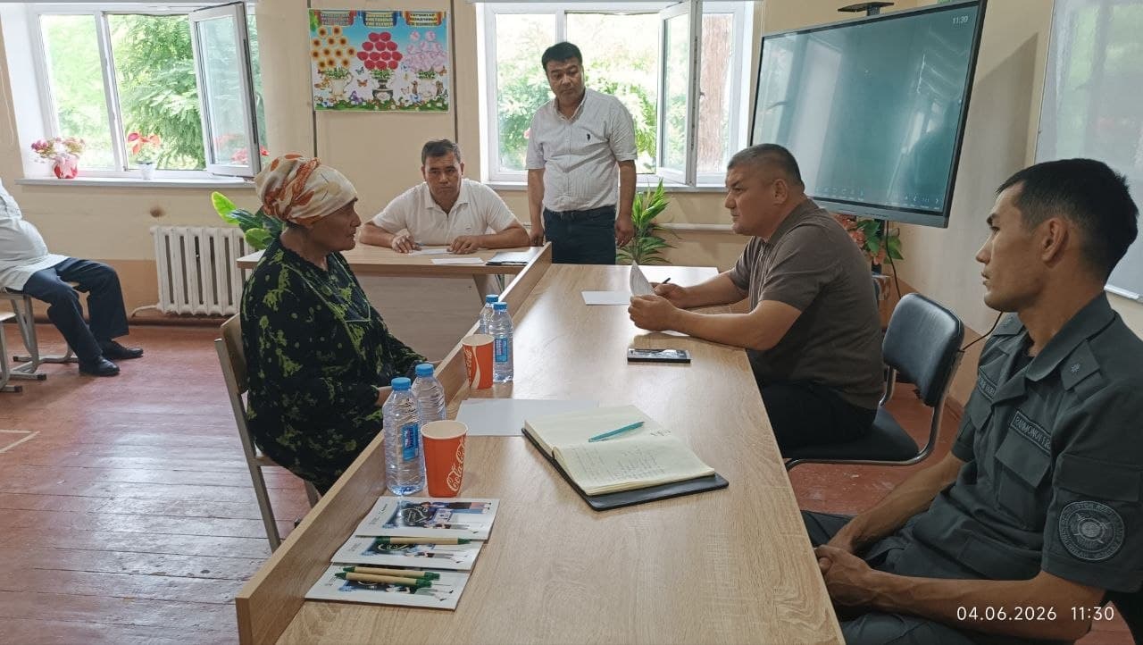 Oltiariq tumanida sayyor qabul o‘tkazildi