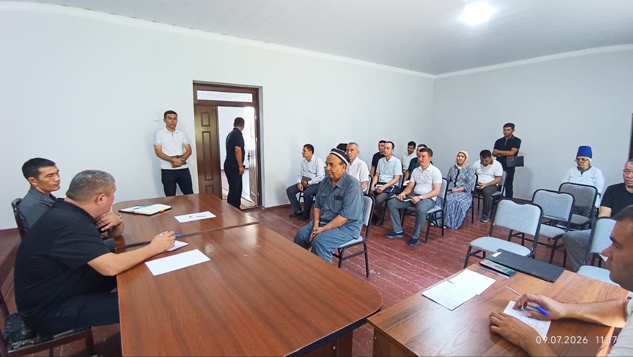 Oltiariq tumanida sayyor qabul o‘tkazildi