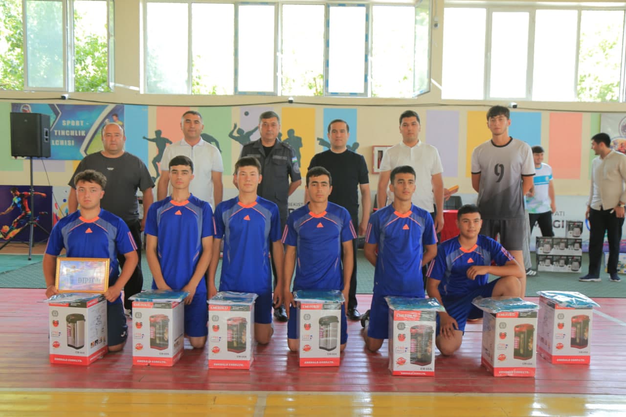 “Ichki ishlar vaziri kubogi” voleybol musobaqasi g‘oliblari aniqlandi