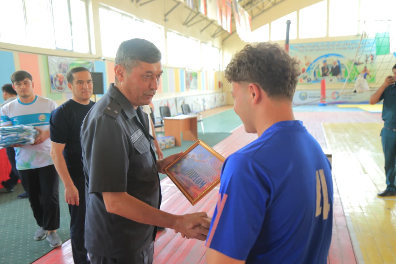 “Ichki ishlar vaziri kubogi” voleybol musobaqasi g‘oliblari aniqlandi