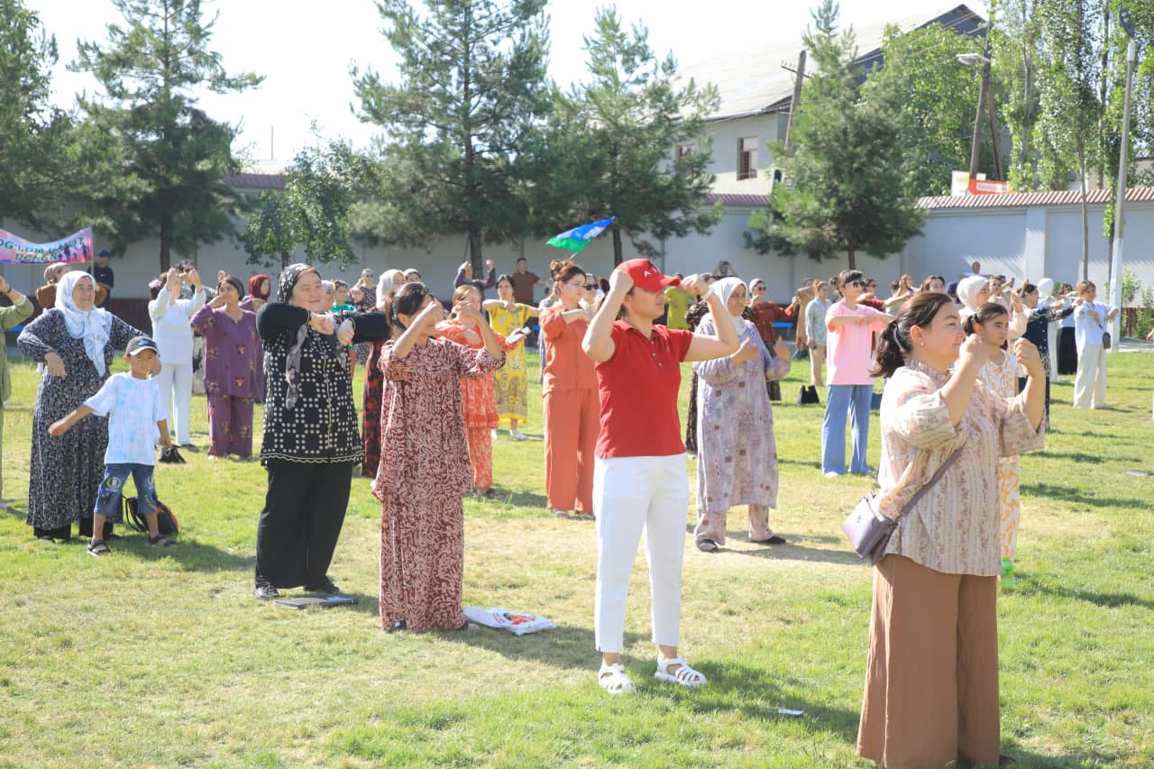 Quvasoyda “Sog‘lom hayot sari 5000 qadam” yurish marafoni o‘tkazildi
