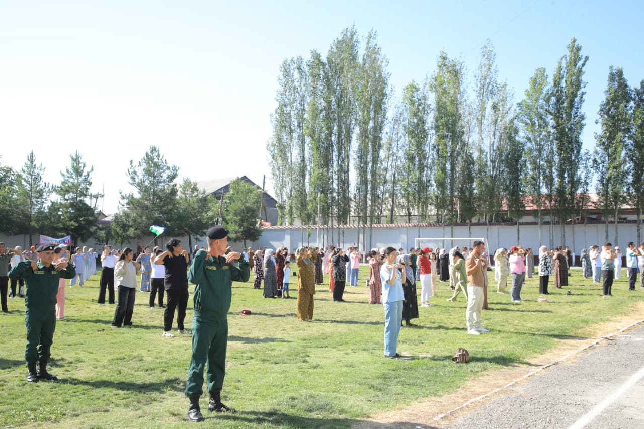 Quvasoyda “Sog‘lom hayot sari 5000 qadam” yurish marafoni o‘tkazildi