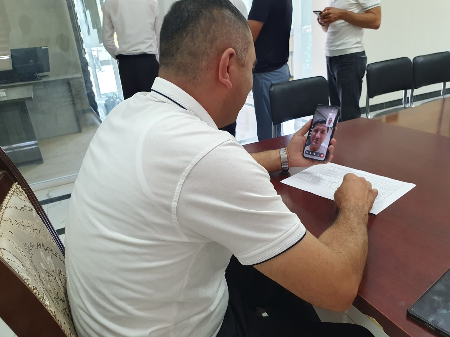 Quvasoylik xorijdagi yoshlar bilan onlayn muloqot o'tkazildi