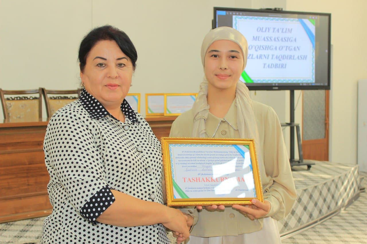 Millat ayollariga e’tibor namunasi: O‘zbekiston tumanida ehtiyojmand oilalardagi 28 nafar xotin-qizlar talabalik baxtiga muyassar bo‘ldi