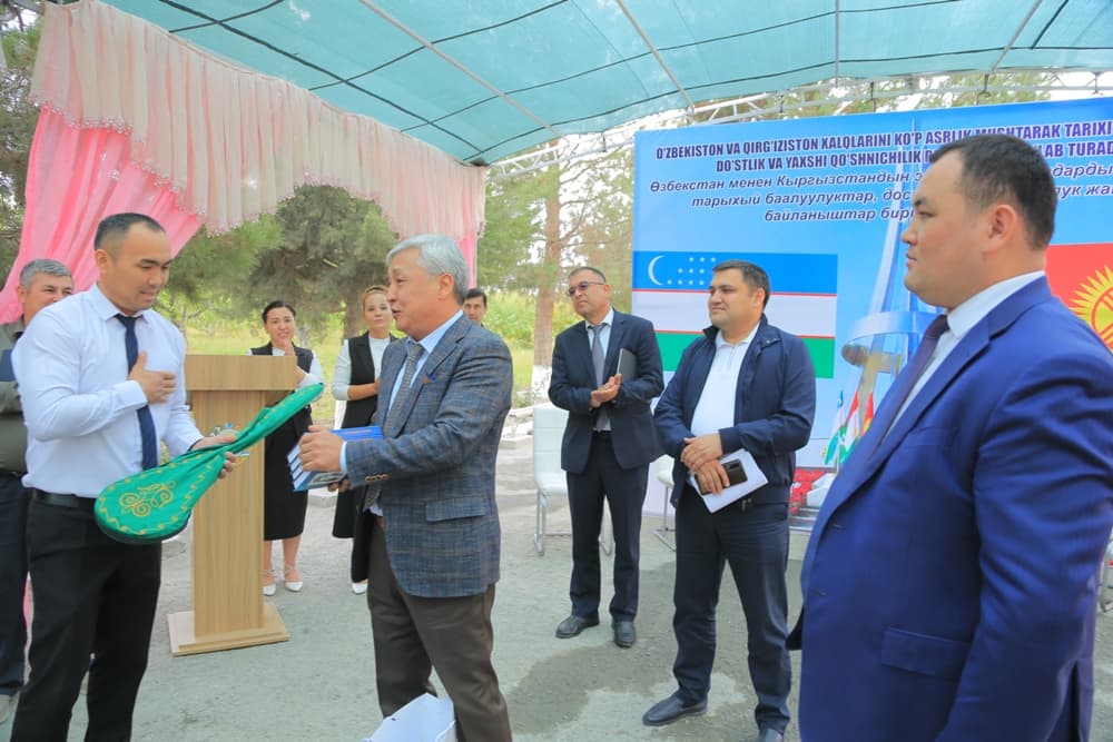 Qirg‘iziston elchisining tumanimizga tashrifi davomida o‘zbek-qirg‘iz do‘stligi yana bir karra ulug‘landi