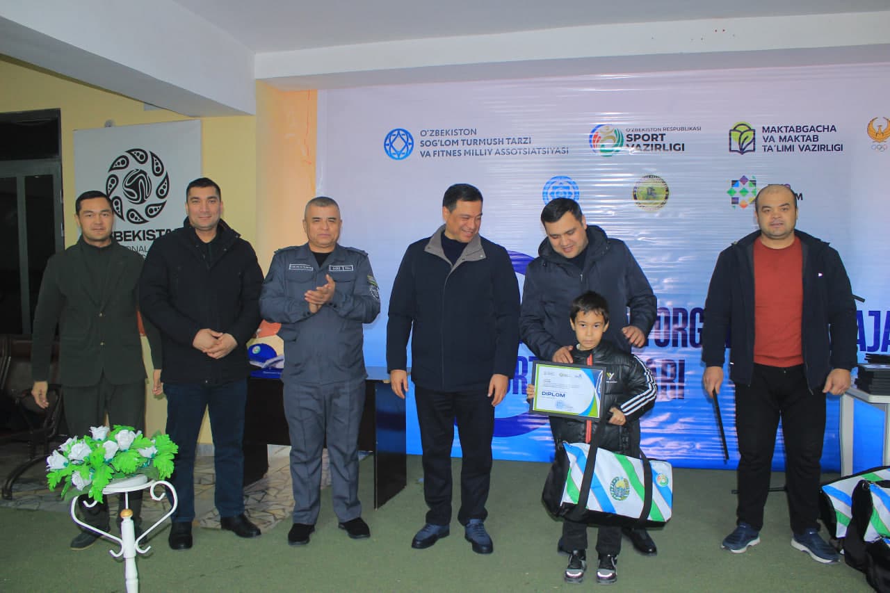 “Besh tashabbus olimpiadasi” viloyat bosqichi g‘oliblari va “Jismoniy tayyorgarlik darajasi” sport sinovlarida faol ishtirok etgan katta yoshdagi sportchilar e’tirof etildi