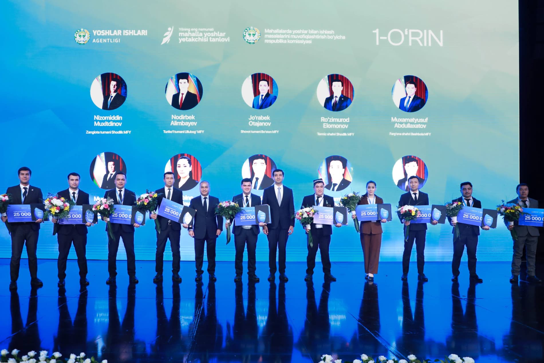 O‘zbekiston tumanilik ikki nafar yoshlar yetakchisi respublikada yilning eng namunali mahalla yoshlar yetakchilaridan deb topildi